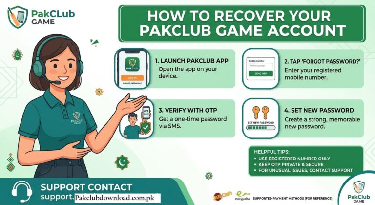 Forgot Your PakClub Game Password? Here’s How to Access Your Account
